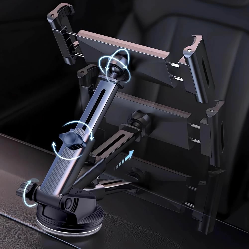Mbajtës tabletash Tech-Protect V4 për kokpit makine, i zi