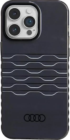 Mbështjellës Audi IML MagSafe për iPhone 14 Pro Max, i zi
