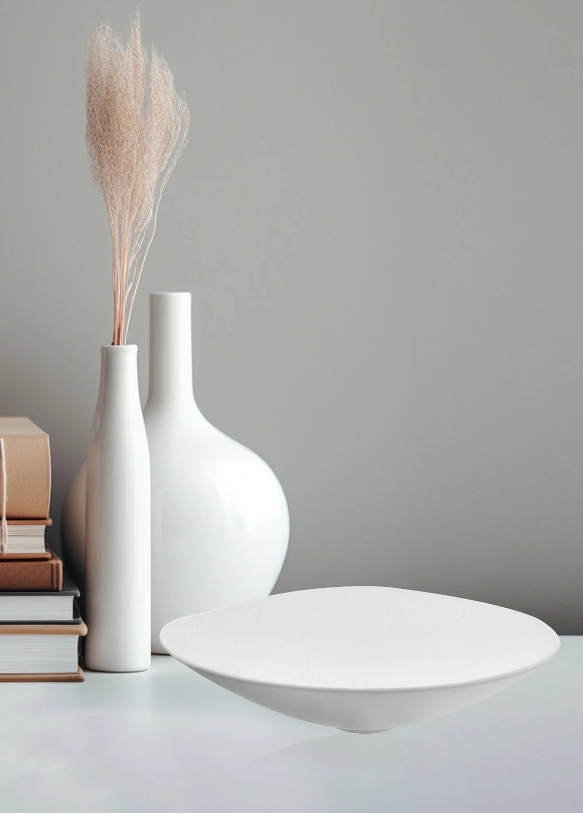 Enë qeramike, e bardhë, Aberto Design, DKR0491, 38x36x10cm