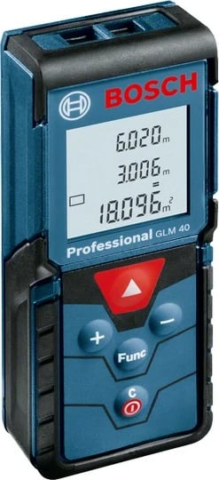 Laser matës Bosch GLM 40, 0.15, i kaltër