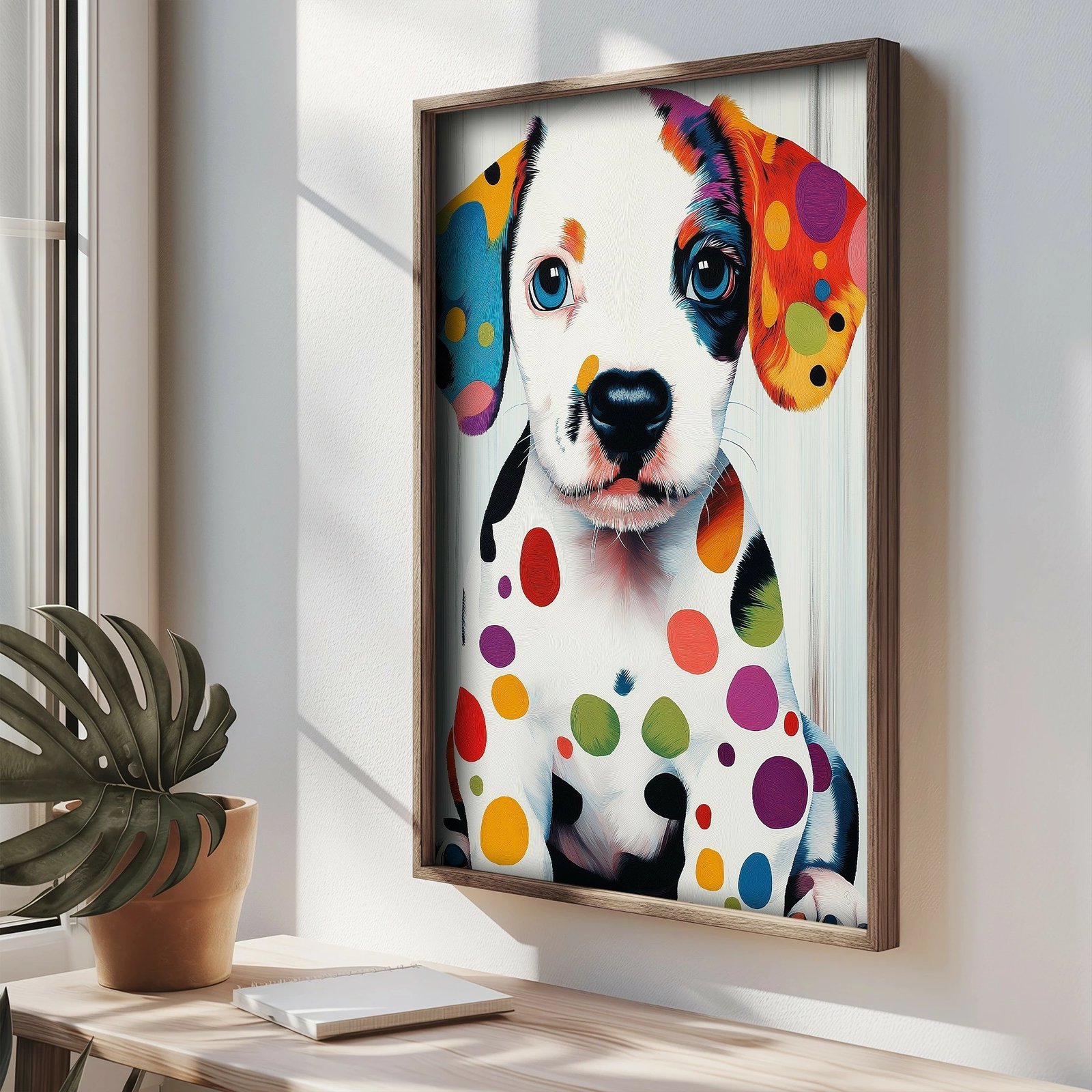 Pikturë dekorative me kornizë MDF, Wallity, TUN027-XL, shumëngjyrëshe, 50x70x3.5cm