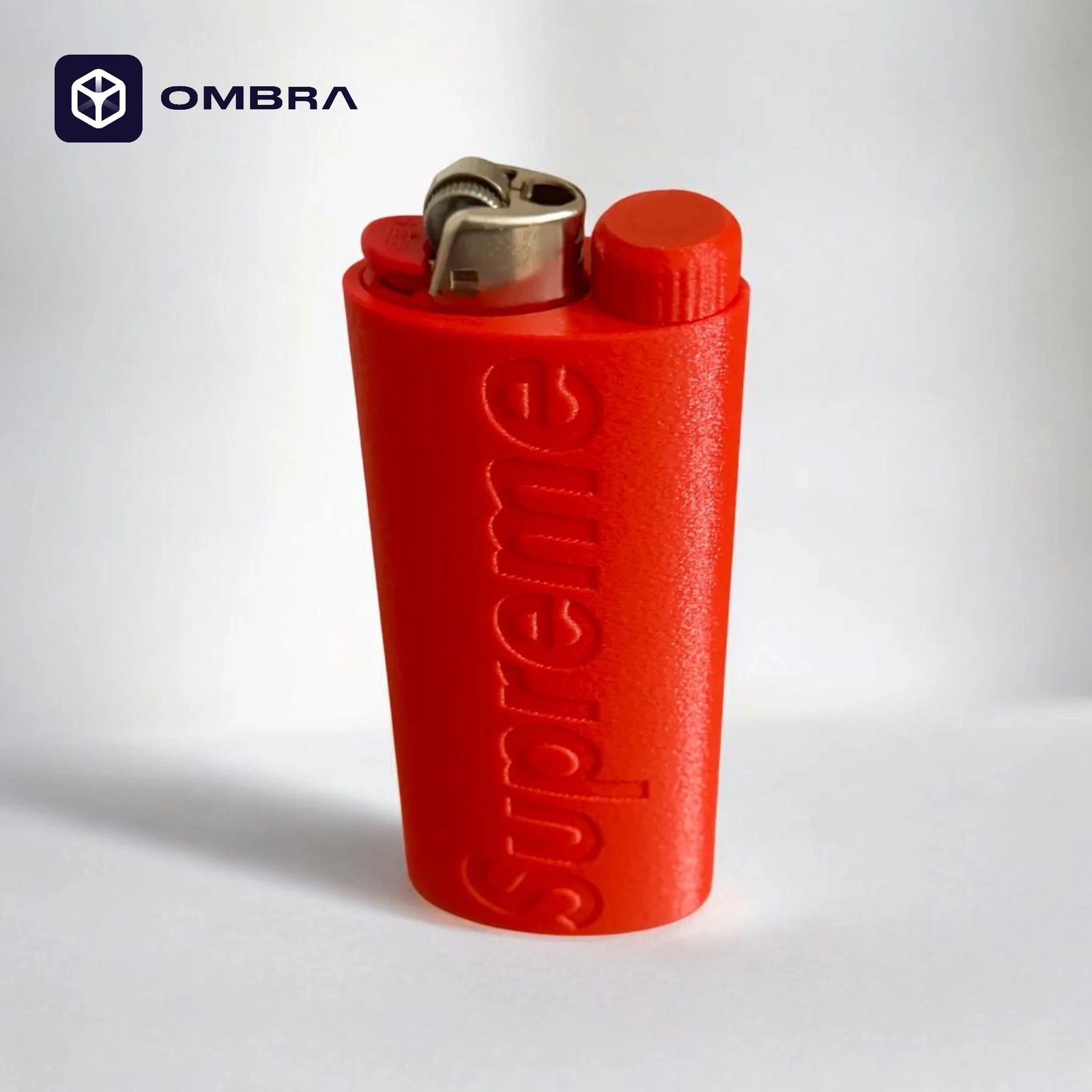 Supreme Case për çakmak BIC, e kuqe