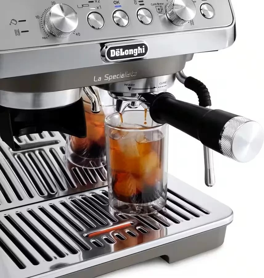 Aparat kafeje DeLonghi Arte Evo EC9255.M, presion piston, 1700ml, 15 bar, argjendtë