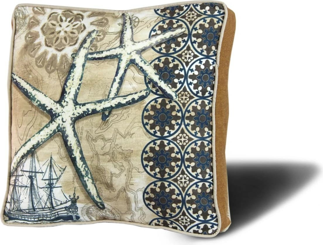 Jastëk dekorativ Evila Originals, YM1153, shumëngjyrësh, 42x42cm