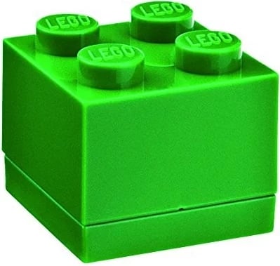 Kuti vogël për lodra LEGO, e gjelbër