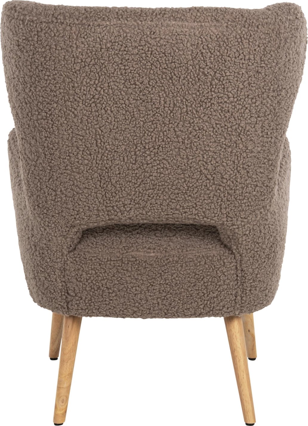 Fotelje MYLIE FH8394.25, pëlhurë boucle, ngjyrë kafe e çelur, 67x75x93H cm