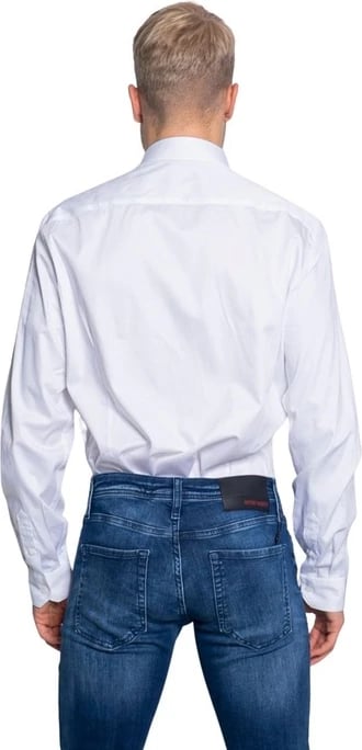 Këmishë për meshkuj Armani Exchange, e bardhë