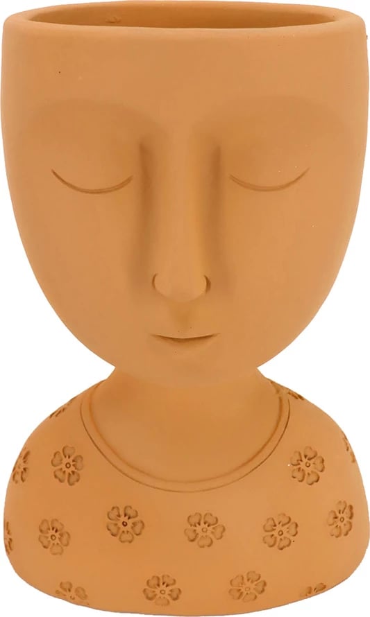 Vazo dekorative Skeptical 2, polirezine, ngjyrë terrakote, 15x10x20cm Vazo dekorative Skeptical 2, polirezine, ngjyrë terrakote, 15x10x20cm