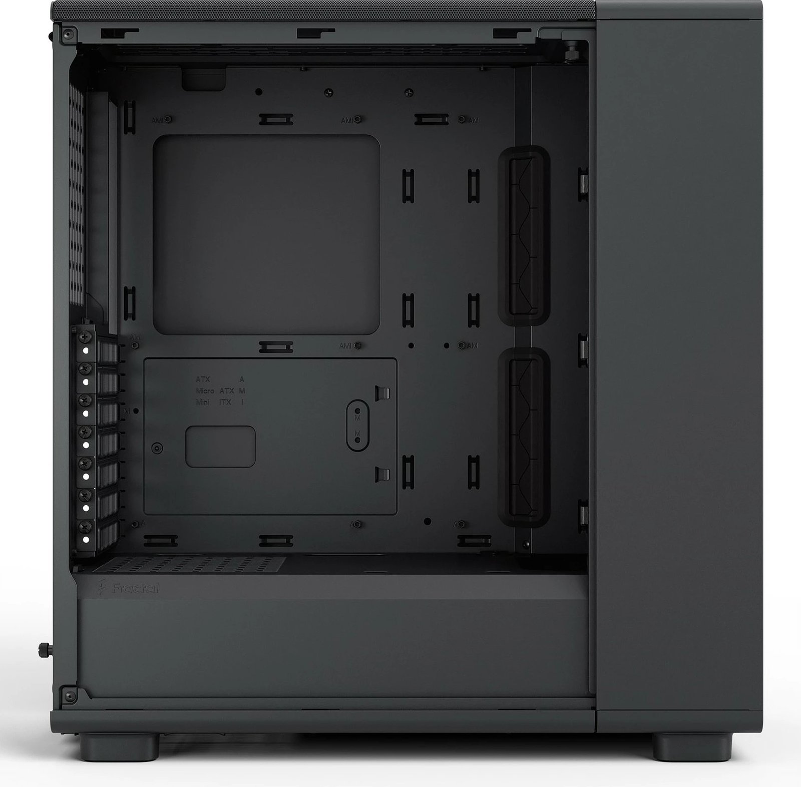 Kasë Fractal Design Epoch Black TG RGB, Midi Tower, xham i temperuar, e zezë