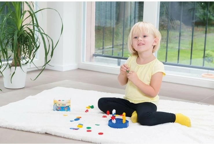 Set lodrash ndërtimi Lena Rondi Blocks, 170 pjesë, plastikë, shumëngjyrëshe