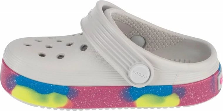 Papuqe Crocs për fëmijë, me shkëlqim