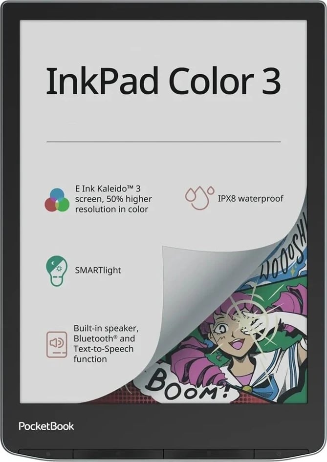 PocketBook 743 InkPad Color 3, ngjyra deti i stuhishëm