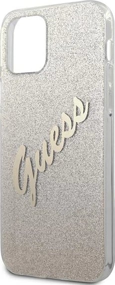 Mbështjellës Guess GUHCP12MPCUGLSGO për iPhone 12/12 Pro 6.1", Glitter Gradient, Ari