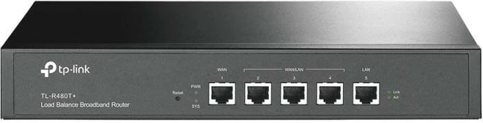 Router TP-Link TL-R480T+, 5 porta 10/100Mbps, balancim i ngarkesës