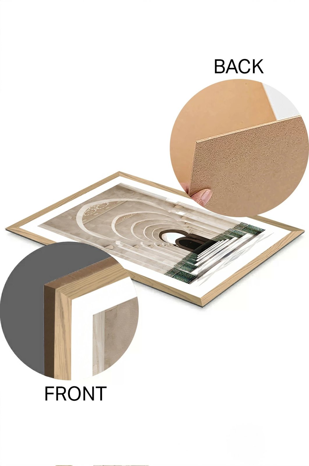 Pikturë dekorative për mur, Wallity, Tekhammdf103, shumëngjyrëshe, 33x48cm