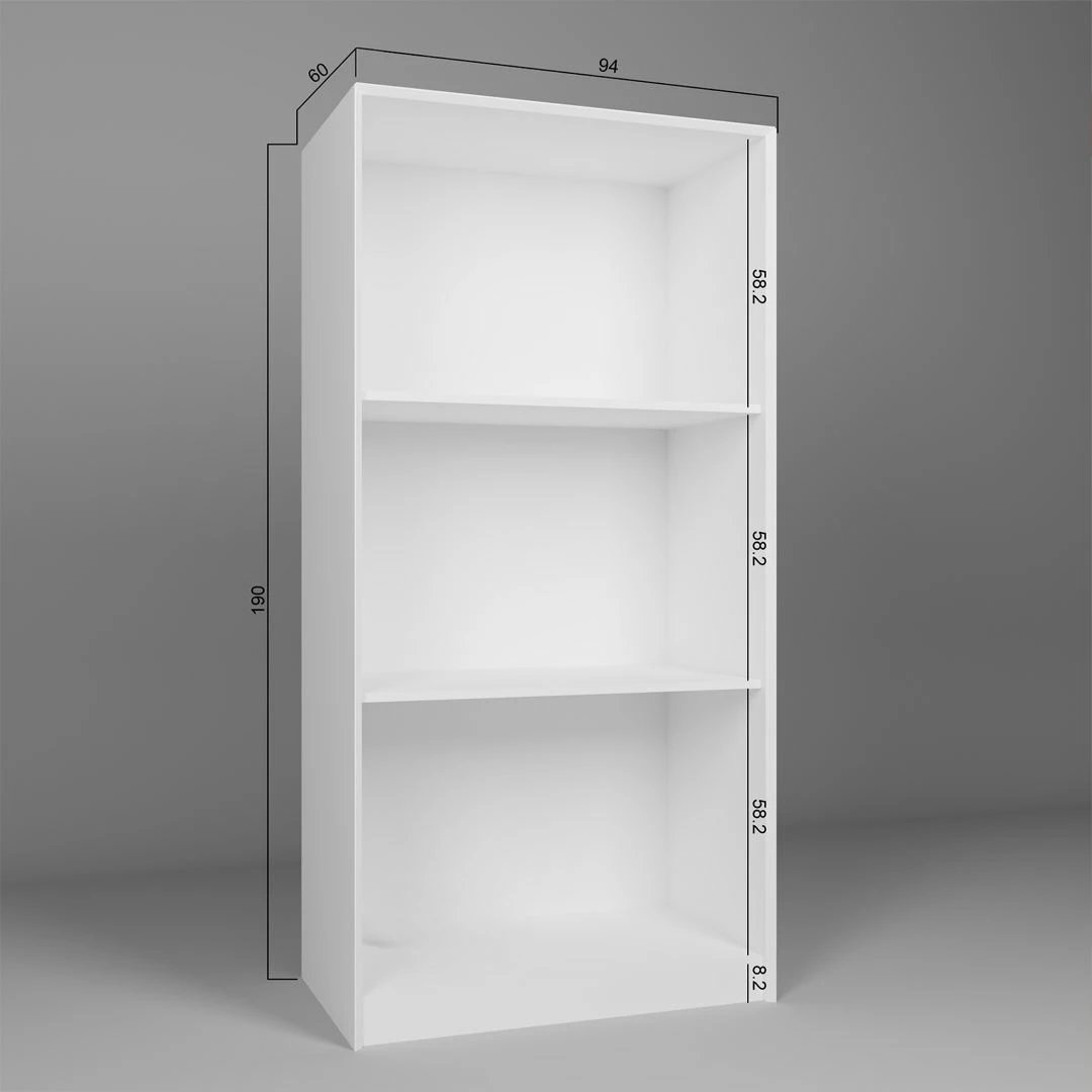 Dollap shumëpërdorimësh, ngjyrë e bardhë, Skye Decor Lucas 1600-80