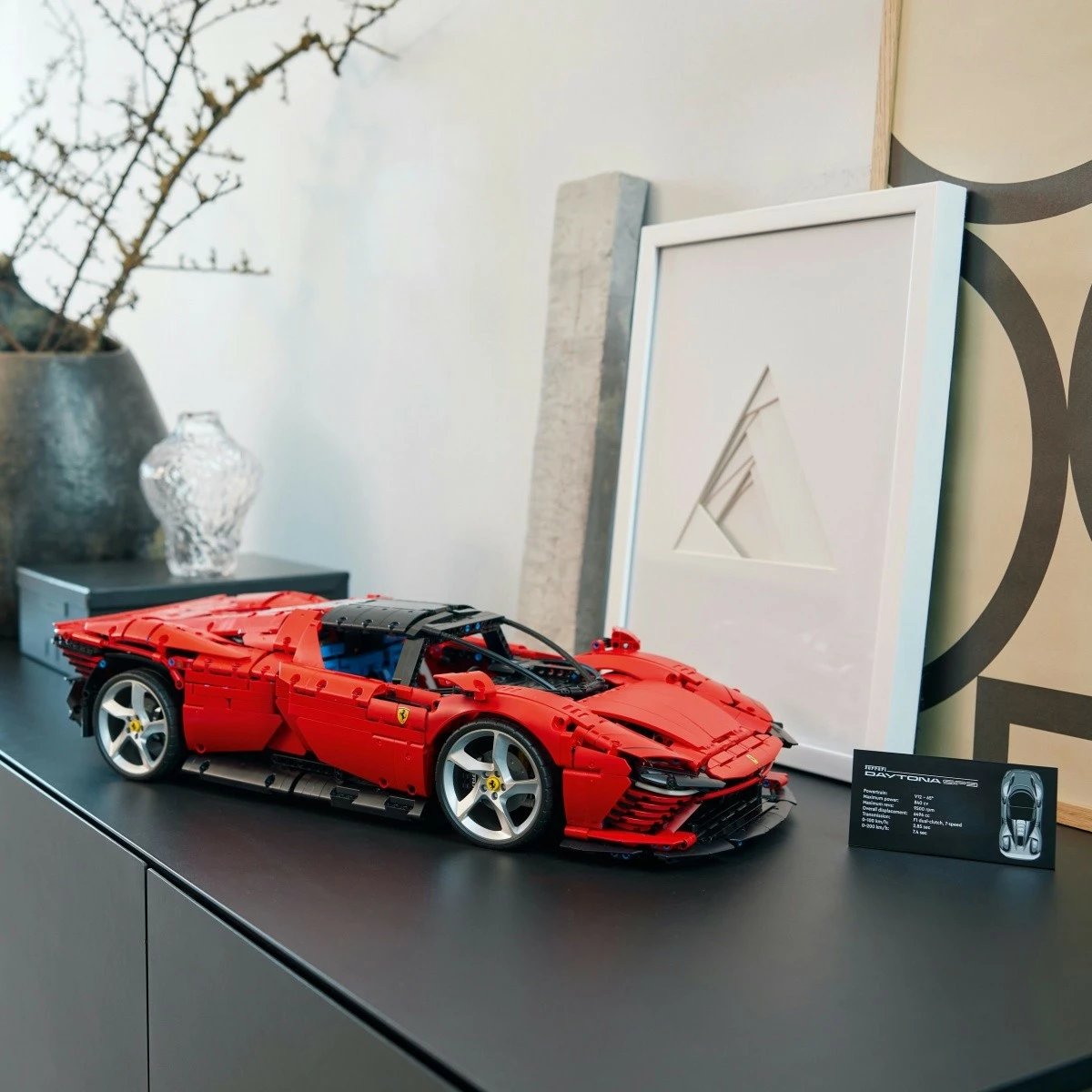 Set ndërtimi LEGO Technic Ferrari Daytona SP3 42143, 3778 pjesë, e kuqe