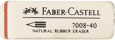 Gomë fshirëse Faber-Castell 180840, e bardhë