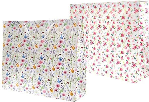 Qese letre Next Romantic, H40x46x14cm, me dizajn lulesh