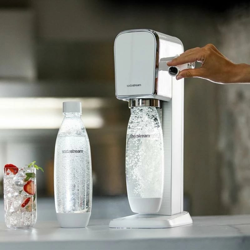 Pajisje gazifikim uji, SodaStream ART QC 1013511310, shishe PET 1L, e bardhë