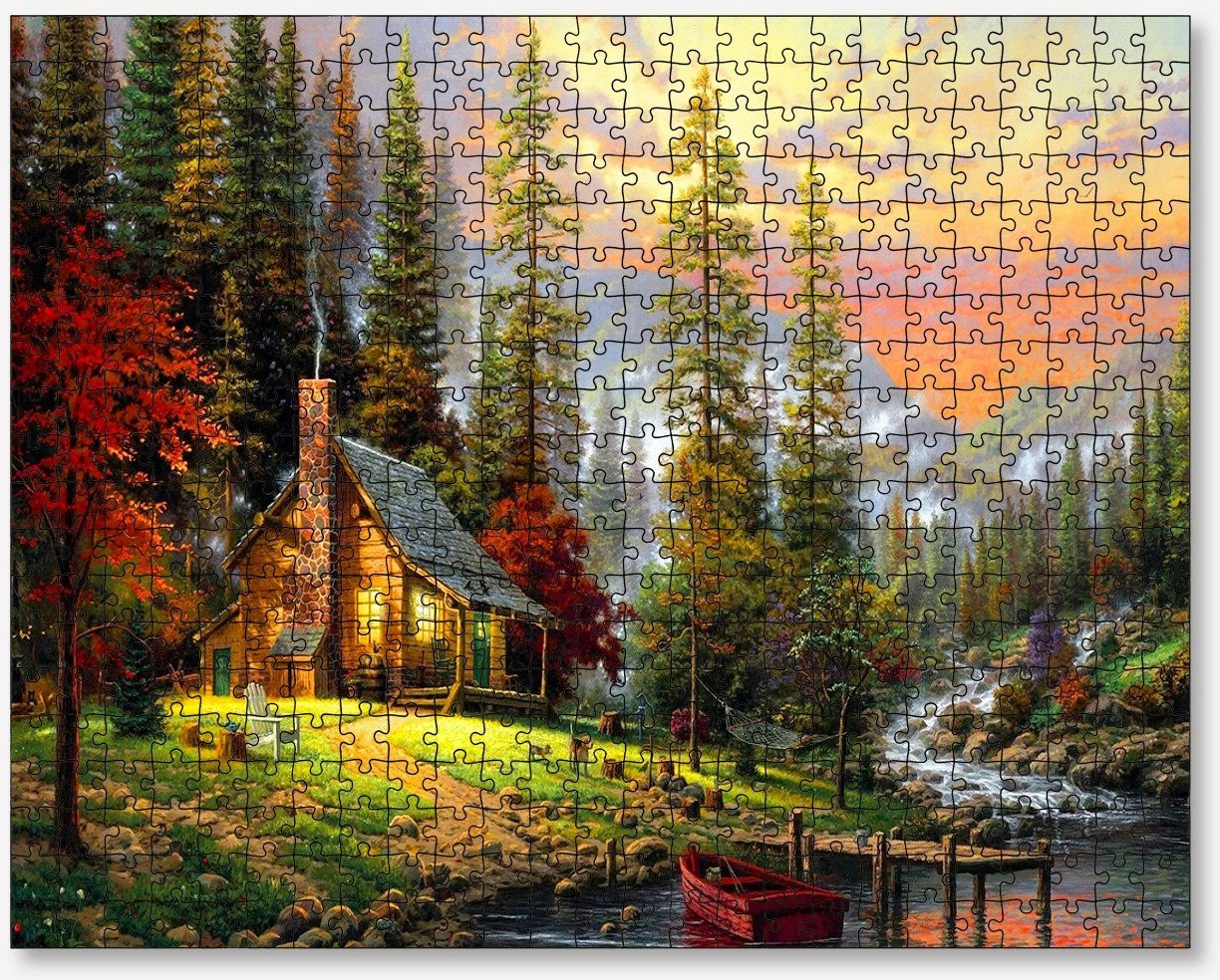 Puzzle 500 copë, Evila Originals, shumëngjyrësh, PZL_0183_500