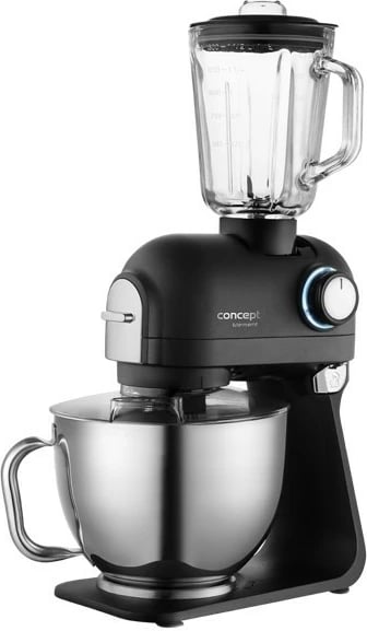 Robot kuzhine planetar Concept RM8000, 1200 W, tas 5 L, blender qelqi 1.5 L, me aksesorë, i zi