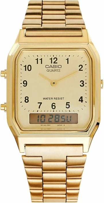Orë dore për femra Casio, ari
