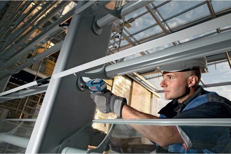 Çelës goditës Bosch 0 601 9E0 005, 12V, 2.5Ah, 1/4", 110Nm, zi/blu