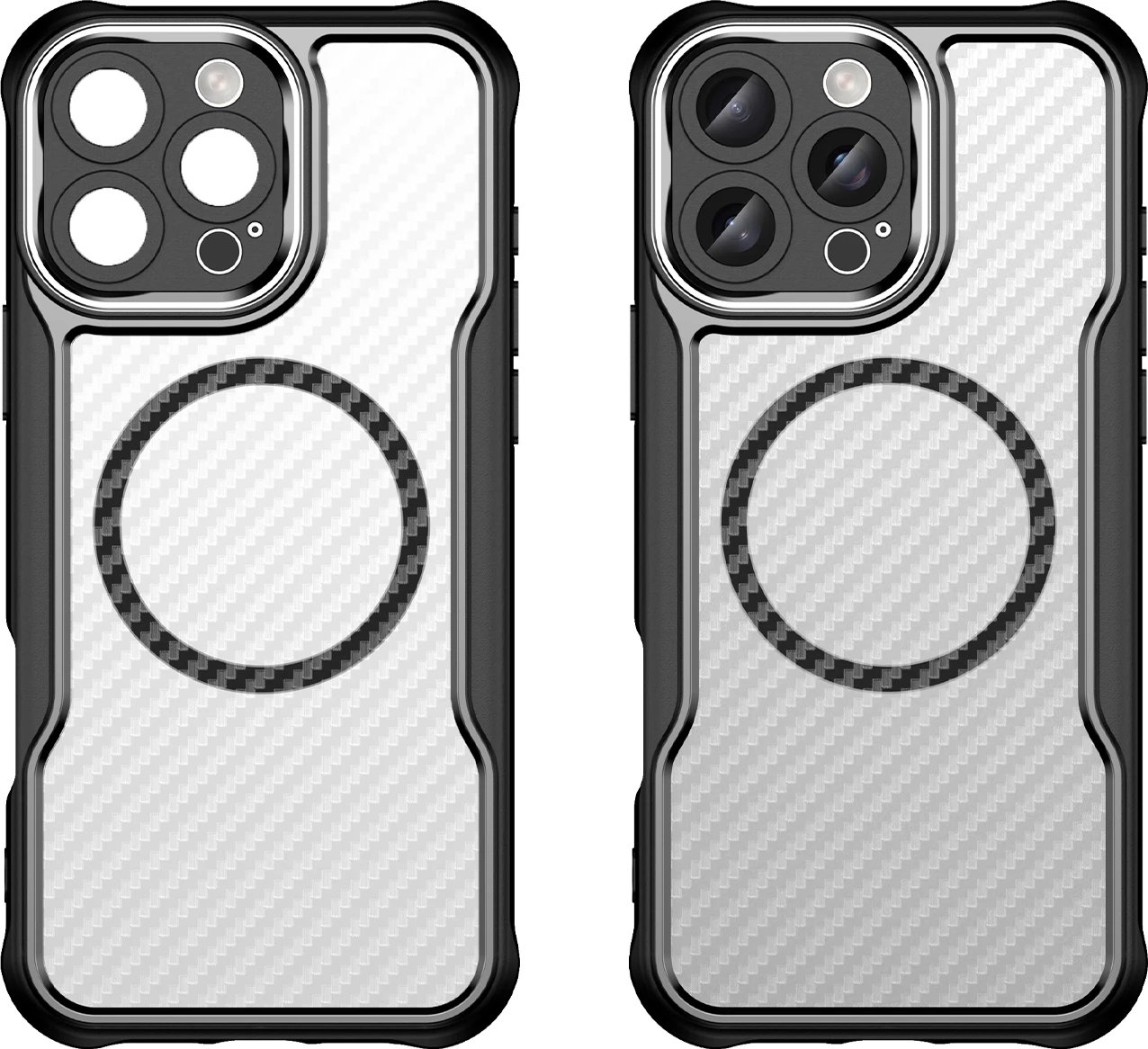 Mbështjellës Hurtel Leading Series MagSafe për iPhone 16 Pro Max, TPU, i zi