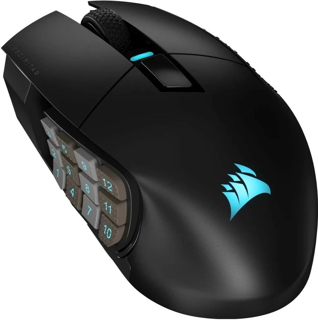Maus Corsair Scimitar Elite Wl Bleck RGB