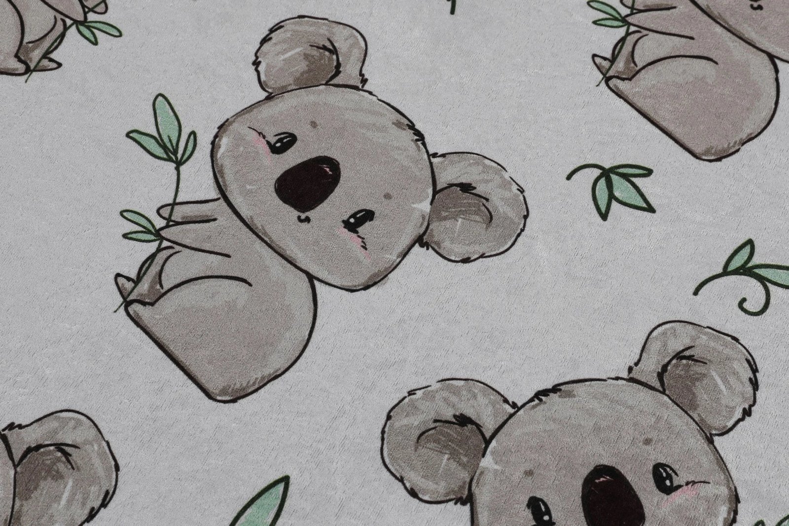 Set tapetash për banjo, 2 copë, model Mijölnir, koala, ecru