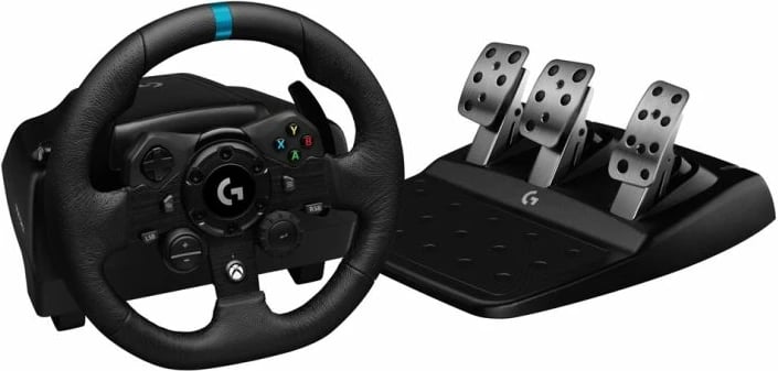 Timon lojrash Logitech për Xbox/PC, i zi