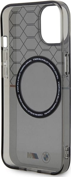 Mbështjellës BMW Pattern MagSafe për iPhone 14 6.1", Gri