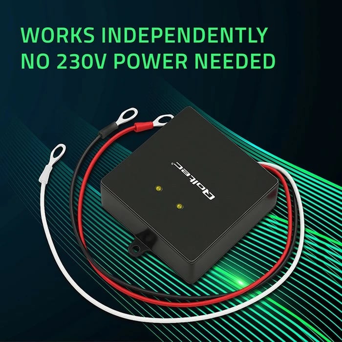 Balancues tensioni Qoltec 51097 për 2x12V bateri, 24V, 5A, i zi