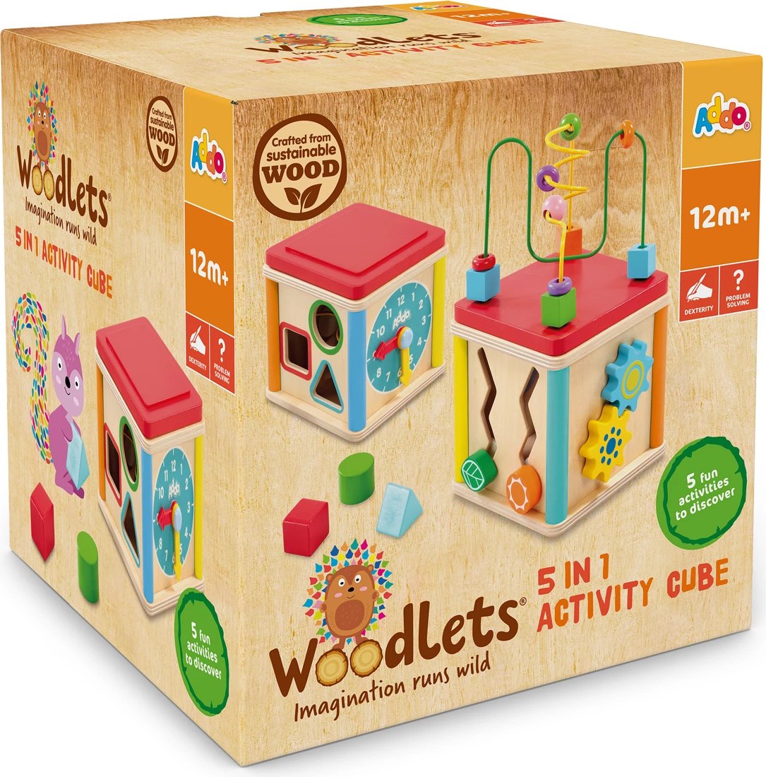 woodlets activity cube