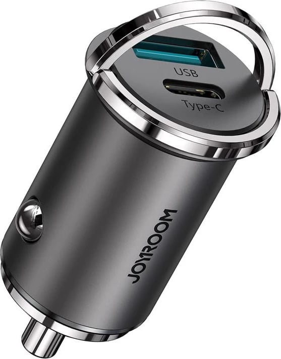 Karikues veture Joyroom C-A35, 45 W, 2 porta USB/USB-C, Gri