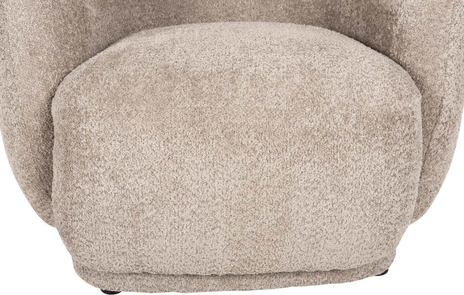 Fotelje KARPEN FH9600.08, pëlhurë boucle bezhë, 93x87x78H cm.