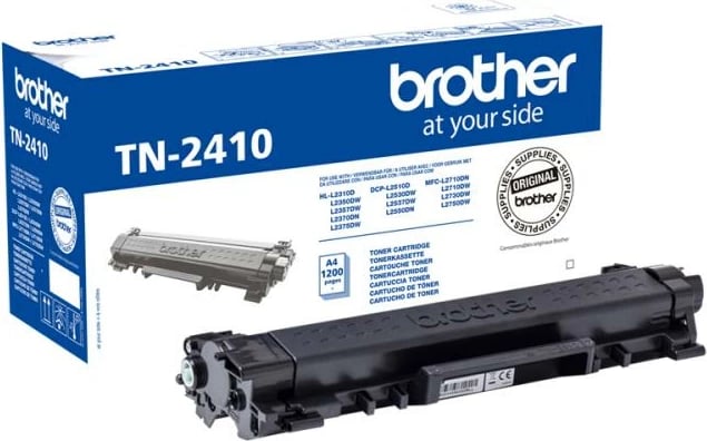 Toner, Brother TN-2410 (TN2410), rendiment 1100–1700 faqe, origjinal, e zezë