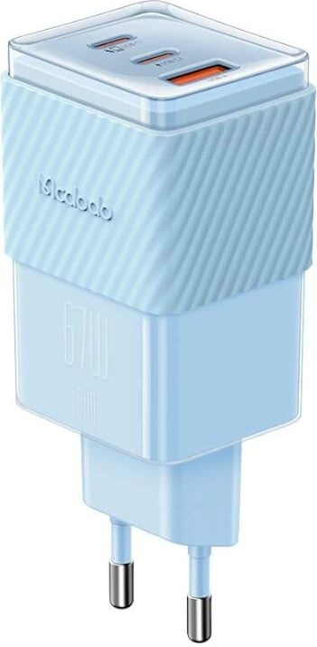 Karikues Mcdodo CH-1503, 67W, 2x USB-C, USB-A, blu