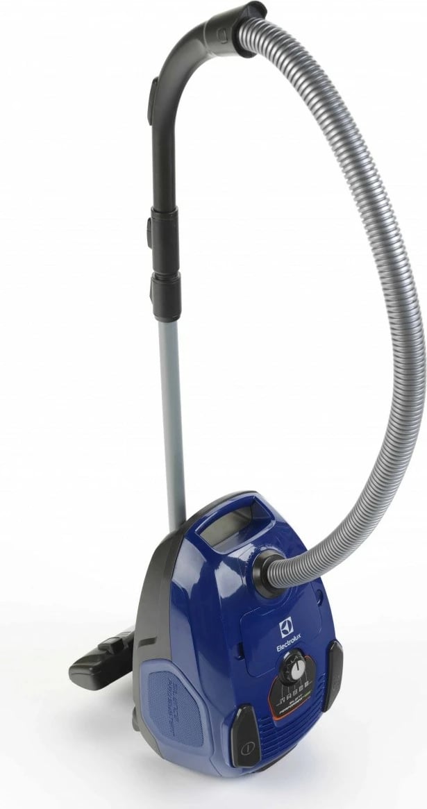 Lodër fshesë me korent Klein Electrolux 6870, plastikë, për fëmijë, Kaltër