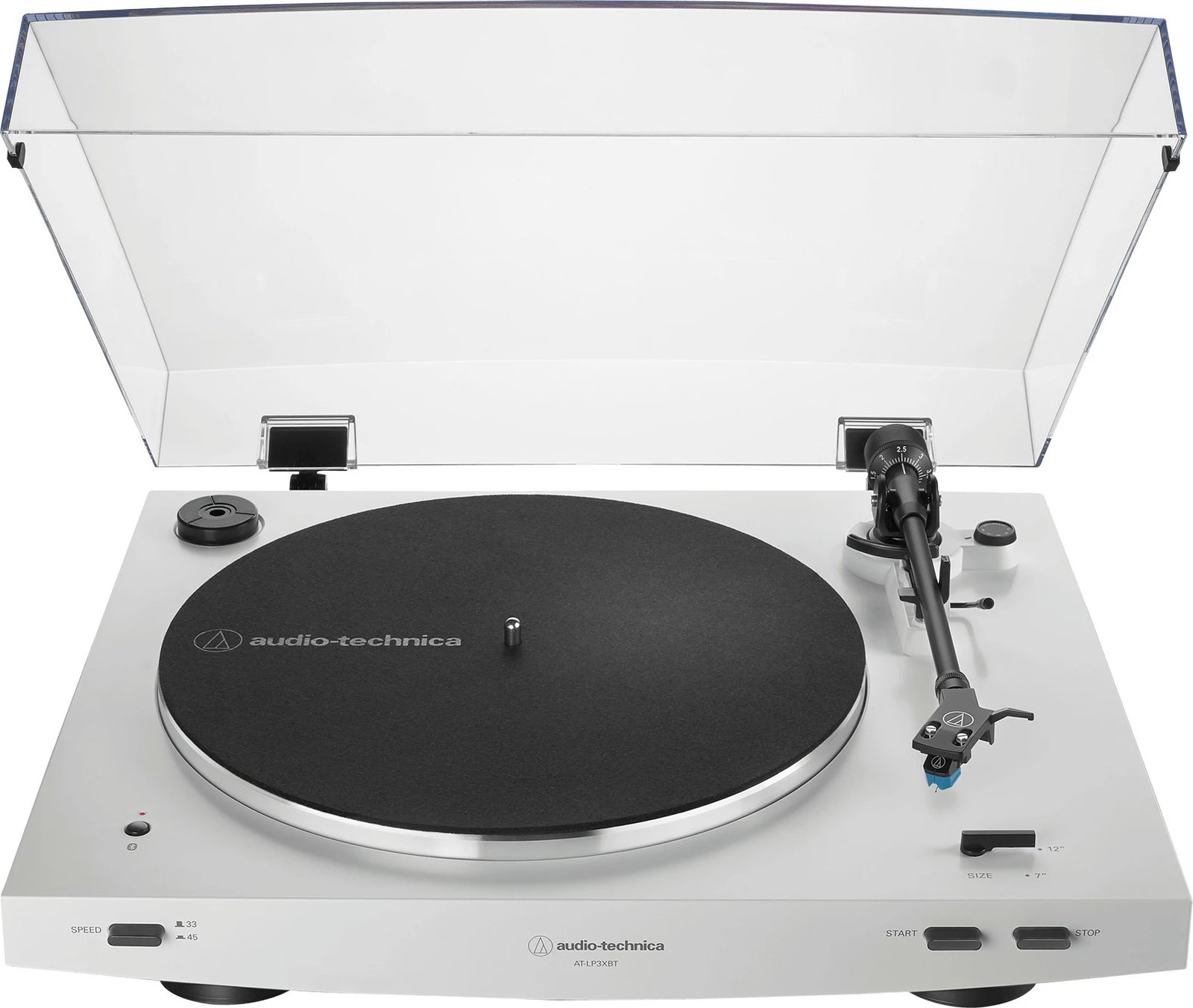 Gramafon audio-technica AT-LP3XBT, Bluetooth, automatik, i bardhë