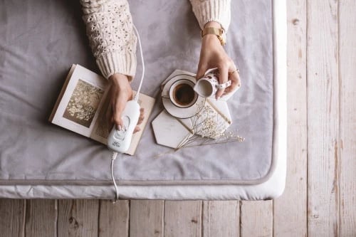 Batanije elektrike nën-dyshek, Adler, AD 7425, 150x80 cm, 4 nivele ngrohjeje, 60W, e lavueshme 30°C