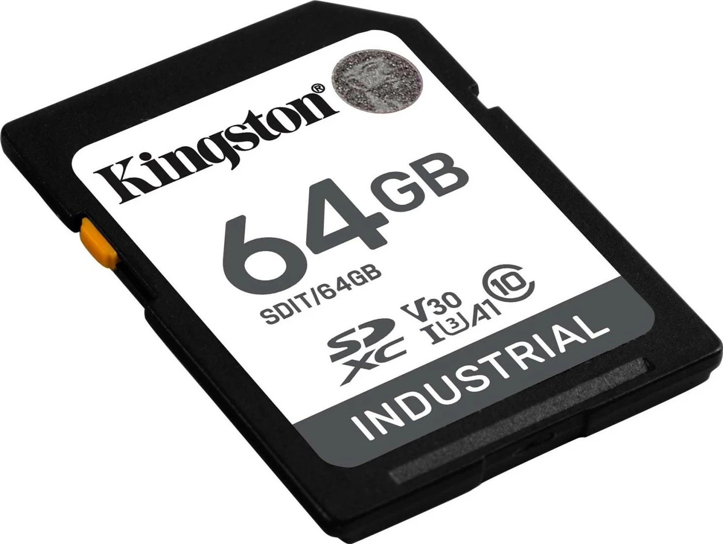 Kartelë SDHC Kingston Industrial 64GB Class 10 A1