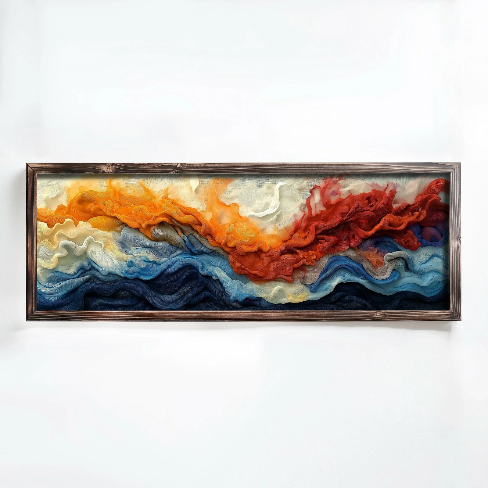 Pikturë dekorative me kornizë MDF, Wallity, EMR052, shumëngjyrëshe