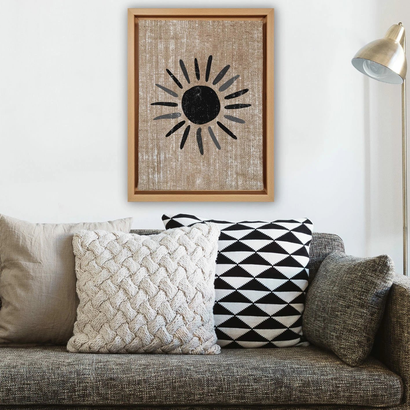 Pikturë dekorative në kanavacë Wallity, shumëngjyrëshe, LNJ41804047889 - 4666, 46x66cm