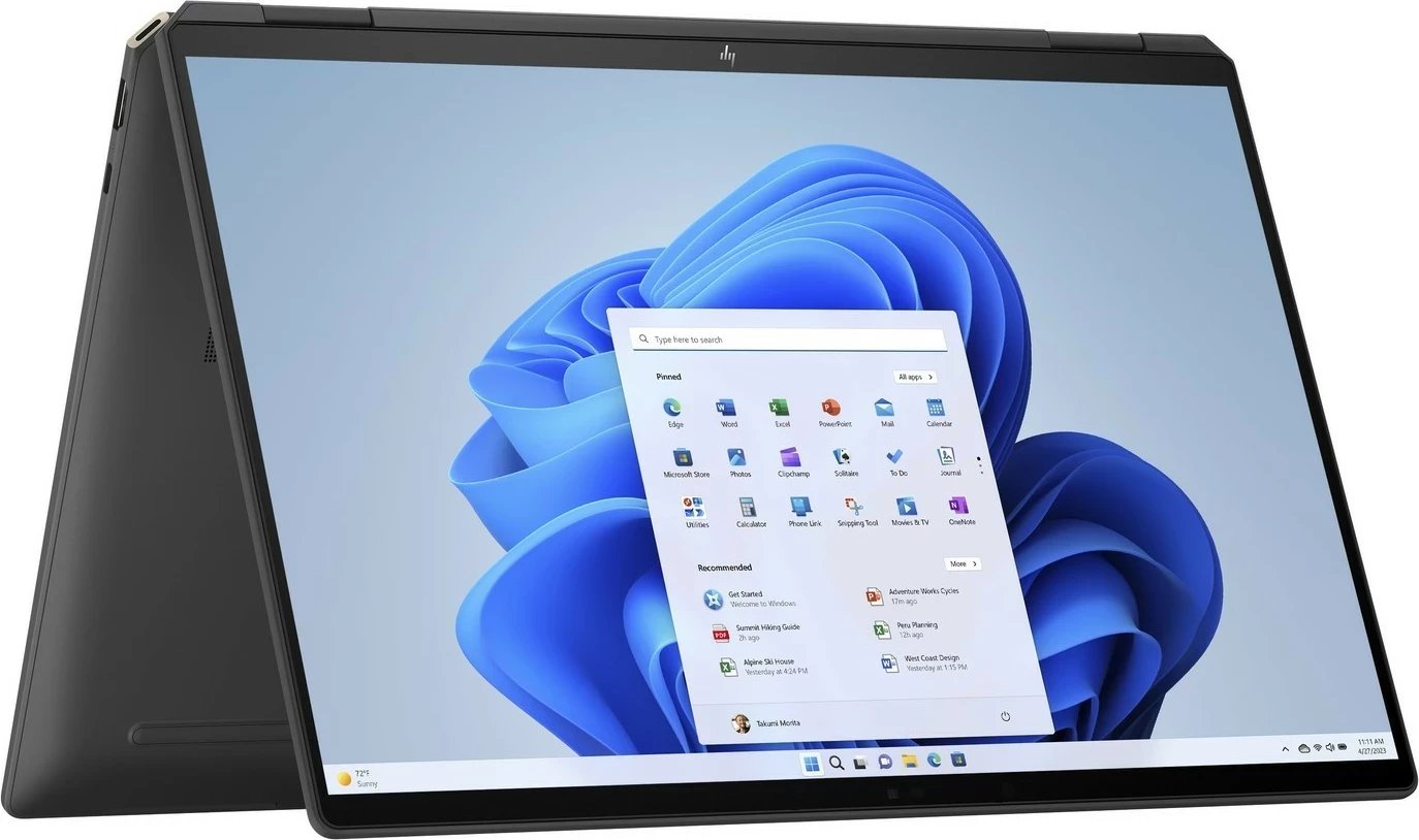 Laptop HP Spectre x360 Ultra 7 155H, 16" 2.8K OLED Touch, 32GB, 2TB SSD, RTX 4050, e zezë
