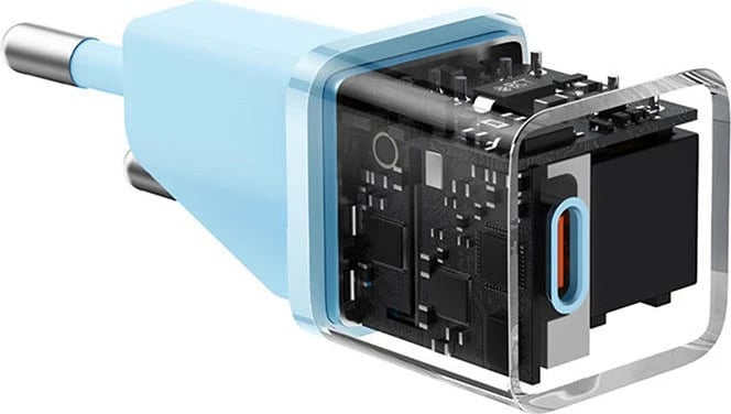 Karikues muri mini Baseus GaN5 20W USB-C, CCGN050103, blu