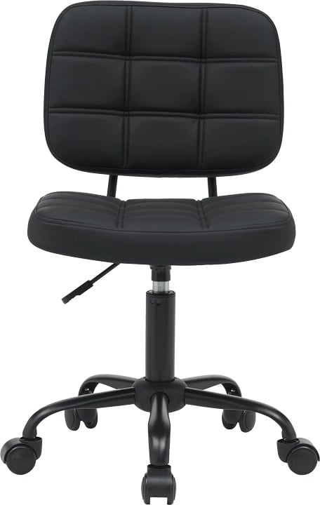 Karrige zyre Sedia pu e zezë 50x50x75-85cm