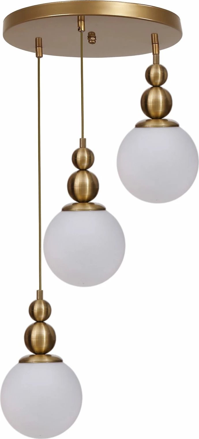 Llambë tavani Opviq, e bardhë dhe ari, 9050-3