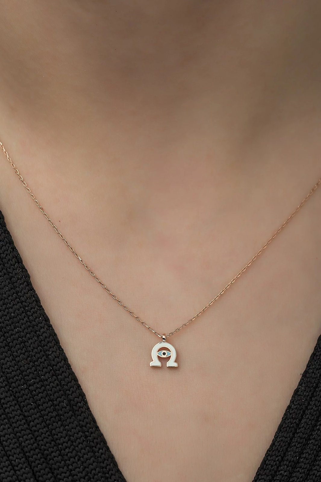 Qafore argjendi Jumeon, TRDYL966, ngjyrë rozë e bardhë